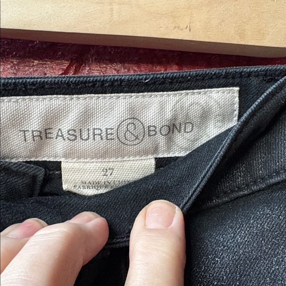 Treasure & Bond Black Textured Pants - Picture 2 of 8